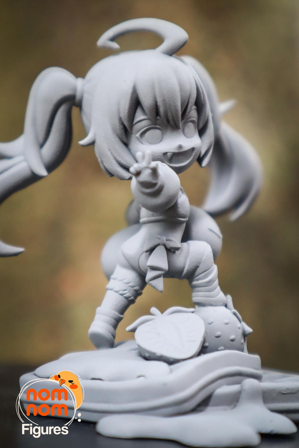 Chibi Demon Girl Figurine | Unpainted Resin Figure | Fantasy Collectible | Paint Your Own Garage Kit