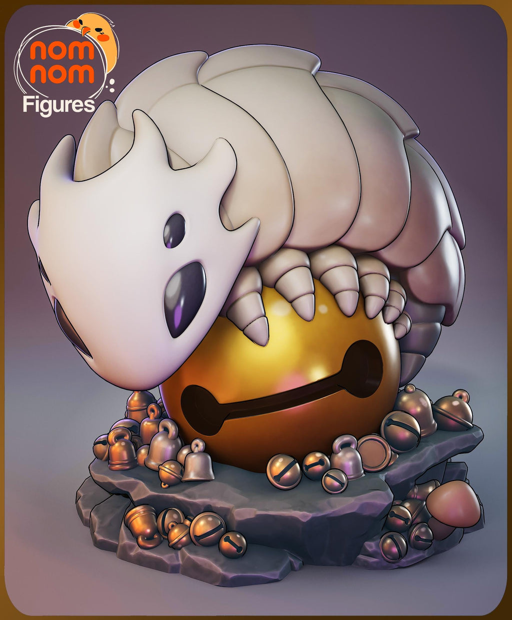 Tiny Bell Beast Creature Figure | Unpainted Resin Collectible | Fantasy Monster Garage Kit | Hobby Model