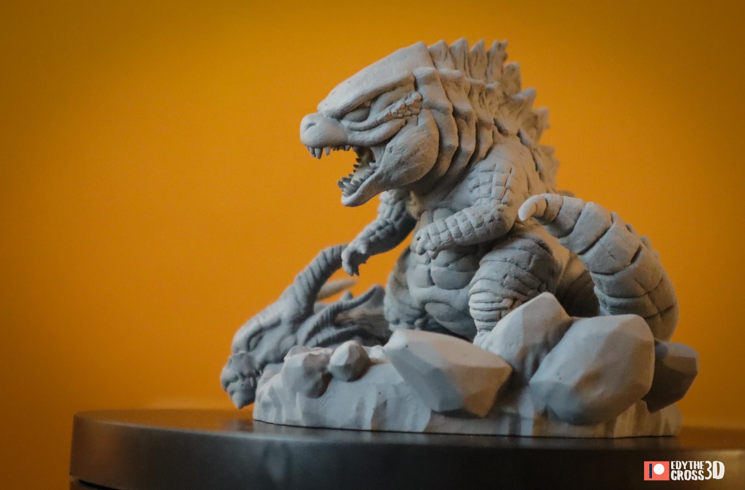 Titan Monster Duo Figurine | Unpainted Resin Collectible | Fantasy Creature Garage Kit | Display Statue