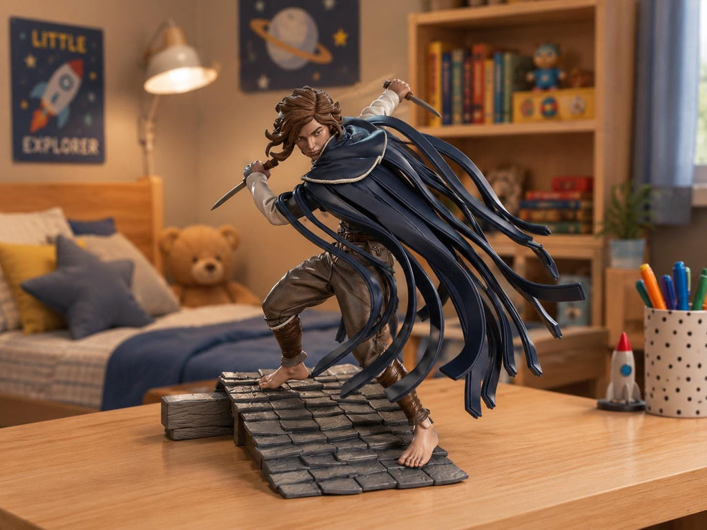 Shadow Assassin Fantasy Figurine | Unpainted Resin Collectible | Paint Your Own Garage Kit