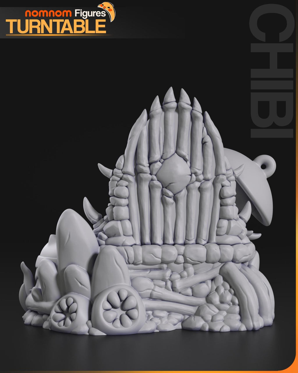 Chibi Fantasy Character Figurine | Unpainted Resin Figure | Cute Collectible Garage Kit | Paint Your Own
