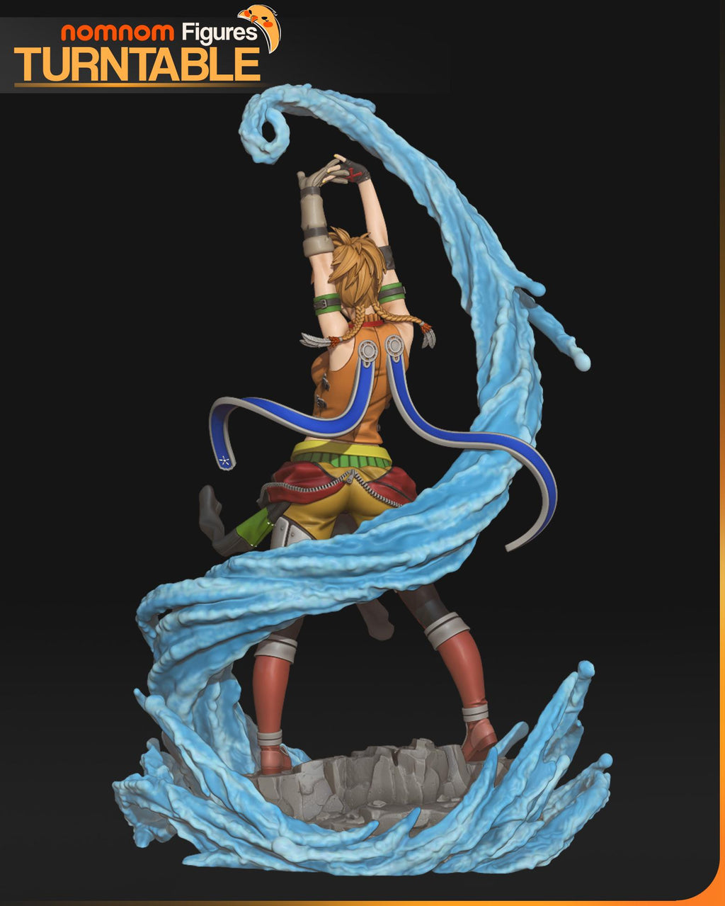 Treasure Hunter Fantasy Girl Statue | Unpainted Resin Collectible | Adventure Garage Kit | DIY Hobby Model