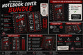 Horror Game A5 Notebook Cover 3MF Files, Discbound Cover and 8 Rings, Digital Download