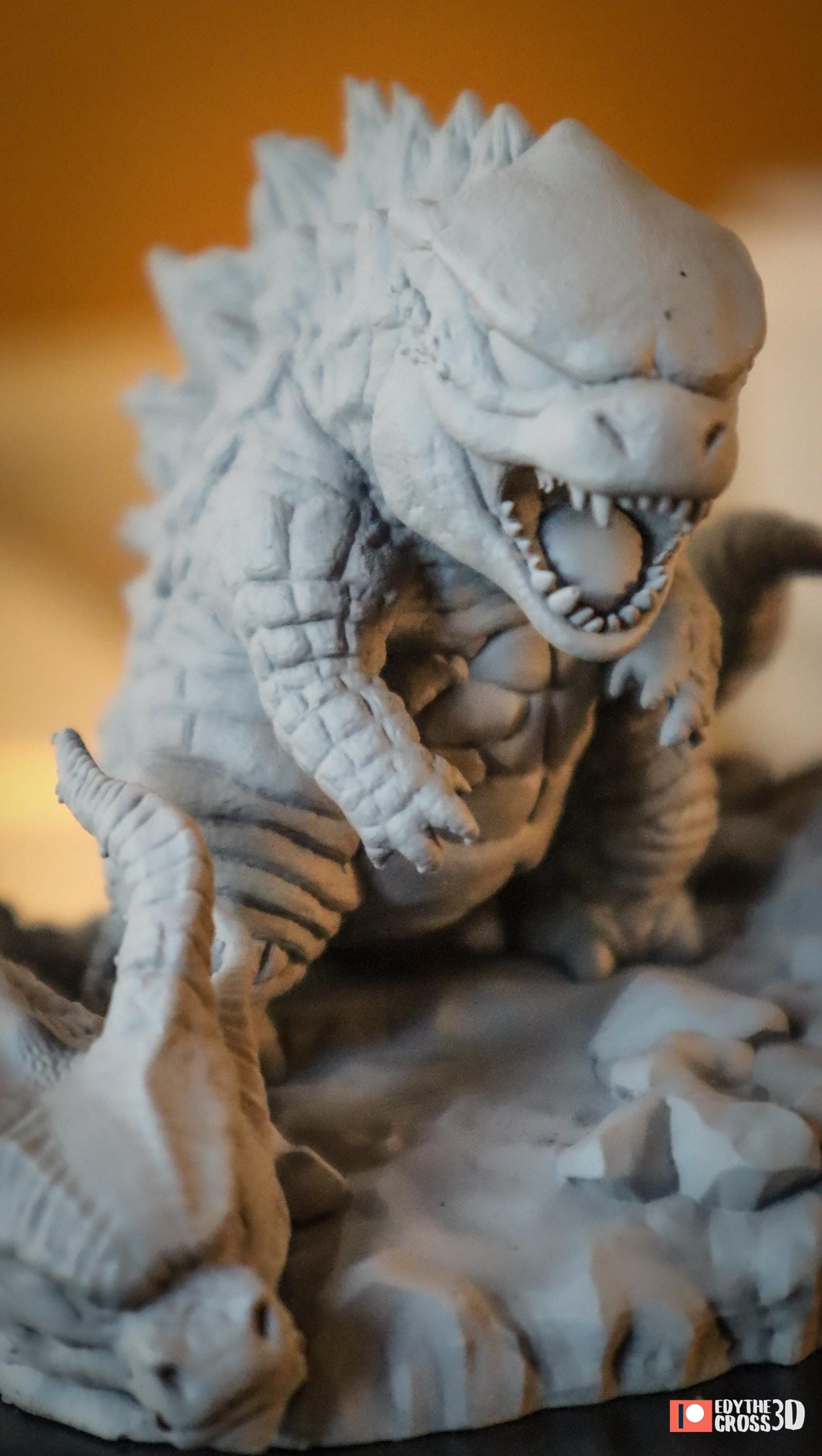 Titan Monster Duo Figurine | Unpainted Resin Collectible | Fantasy Creature Garage Kit | Display Statue