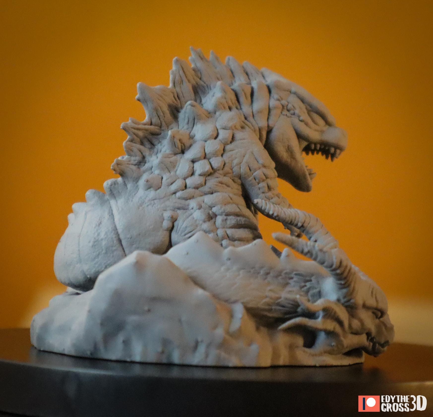 Titan Monster Duo Figurine | Unpainted Resin Collectible | Fantasy Creature Garage Kit | Display Statue