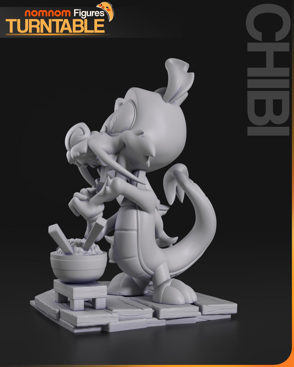 Little Dragon Companion Figurine | Unpainted Resin Collectible | Chibi Fantasy Garage Kit | Paint Your Own