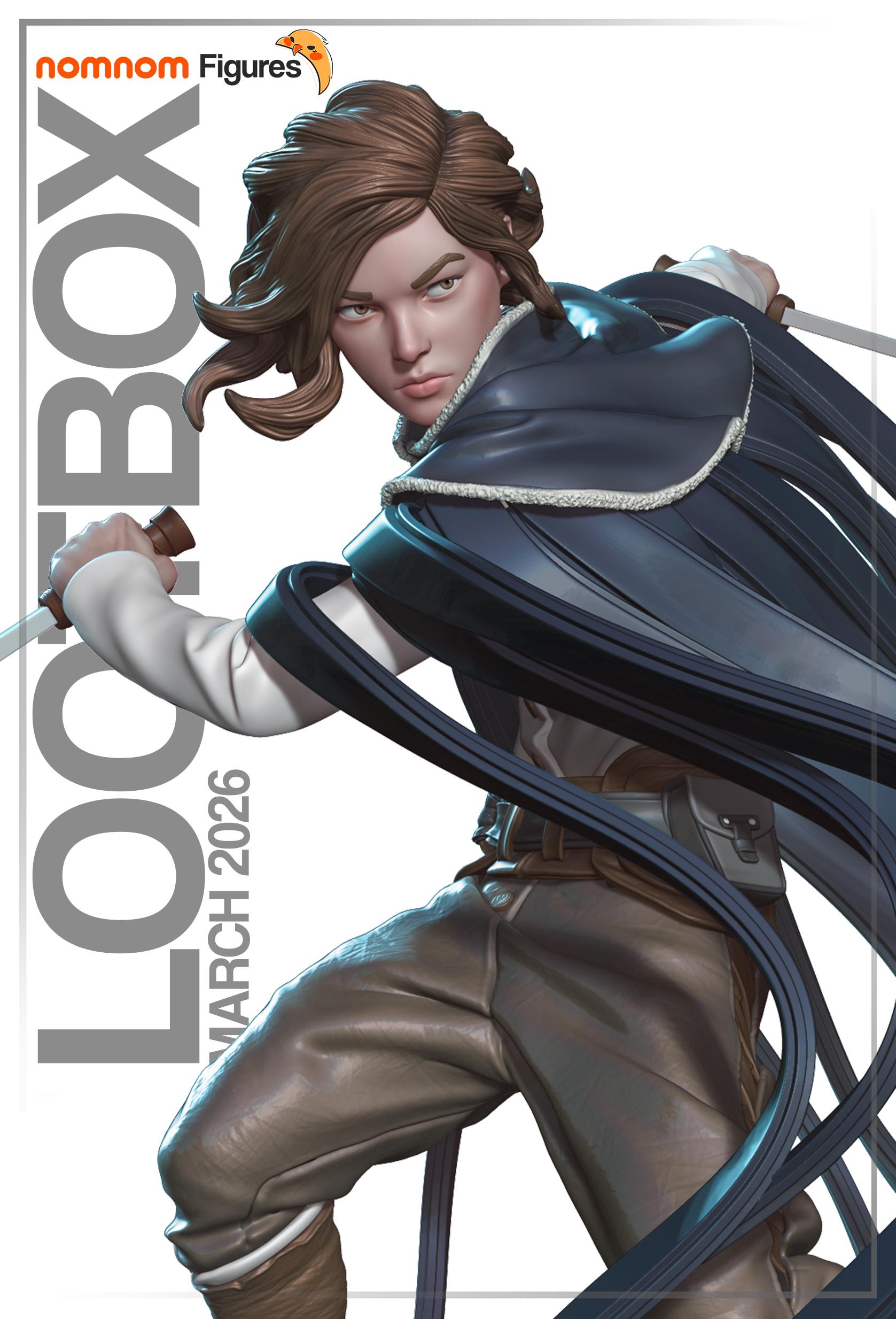 Shadow Assassin Fantasy Figurine | Unpainted Resin Collectible | Paint Your Own Garage Kit