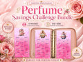 Perfume Savings Challenge | Small Income Saver Printable | Pink Budget Binder Tracker | Elegant Perfume Theme