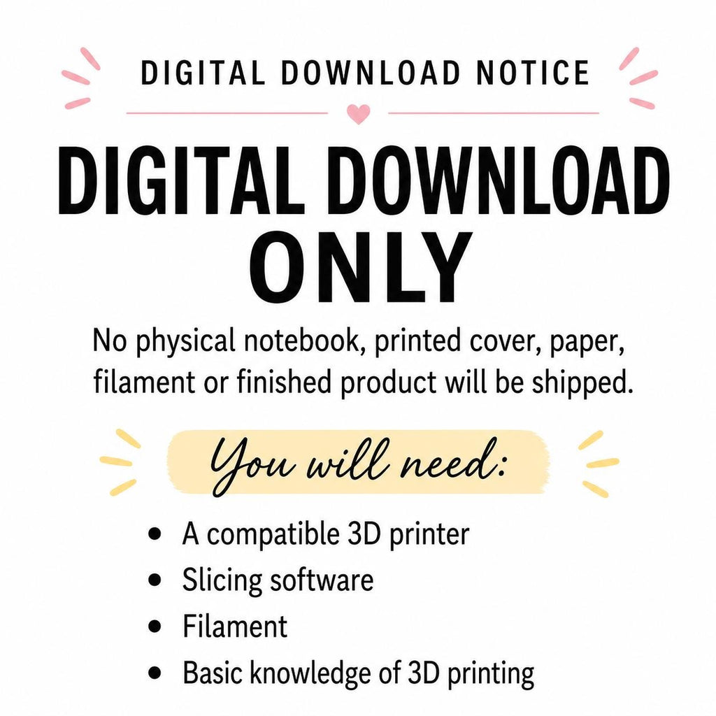 A5 Melting Smiley Skull Notebook Cover 3MF, Multicolour 3D Printable Set