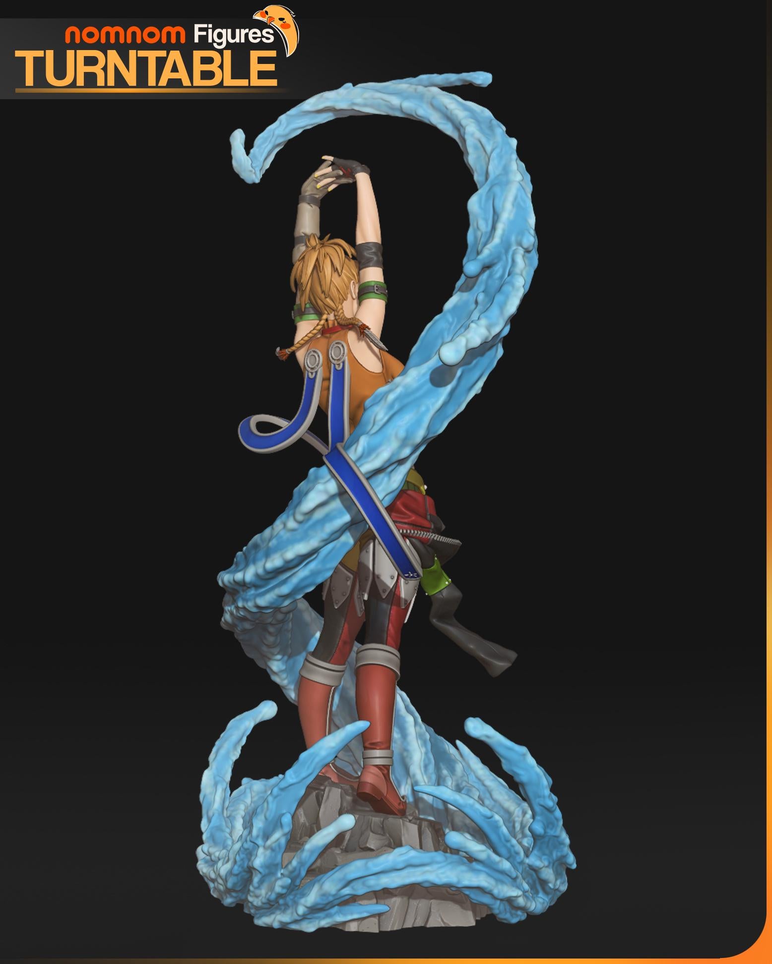 Treasure Hunter Fantasy Girl Statue | Unpainted Resin Collectible | Adventure Garage Kit | DIY Hobby Model