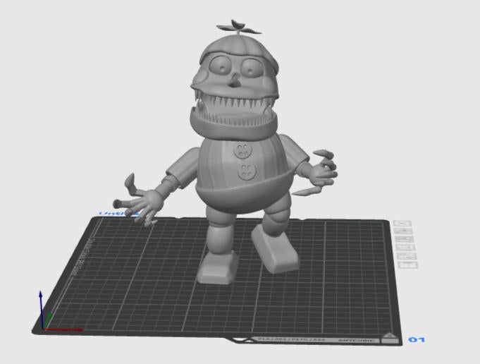 Creepy Animatronic Clown STL | Horror 3D Printable Figure Model (Digital Download)