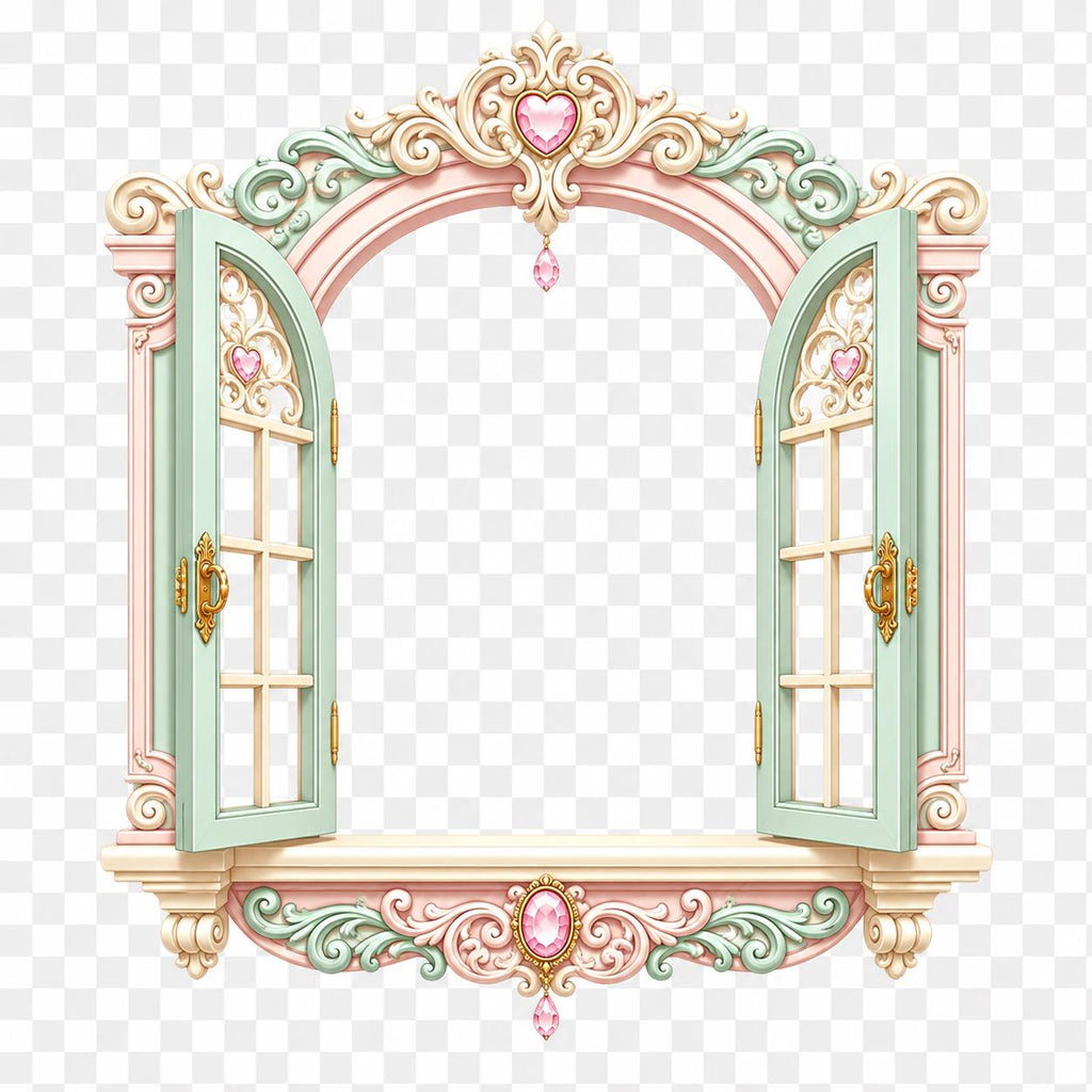 Galaxy Window PNG Bundle | Fantasy Space Window Clipart | Transparent Window PNG | Junk Journal Digital Download | 20 PNG Files