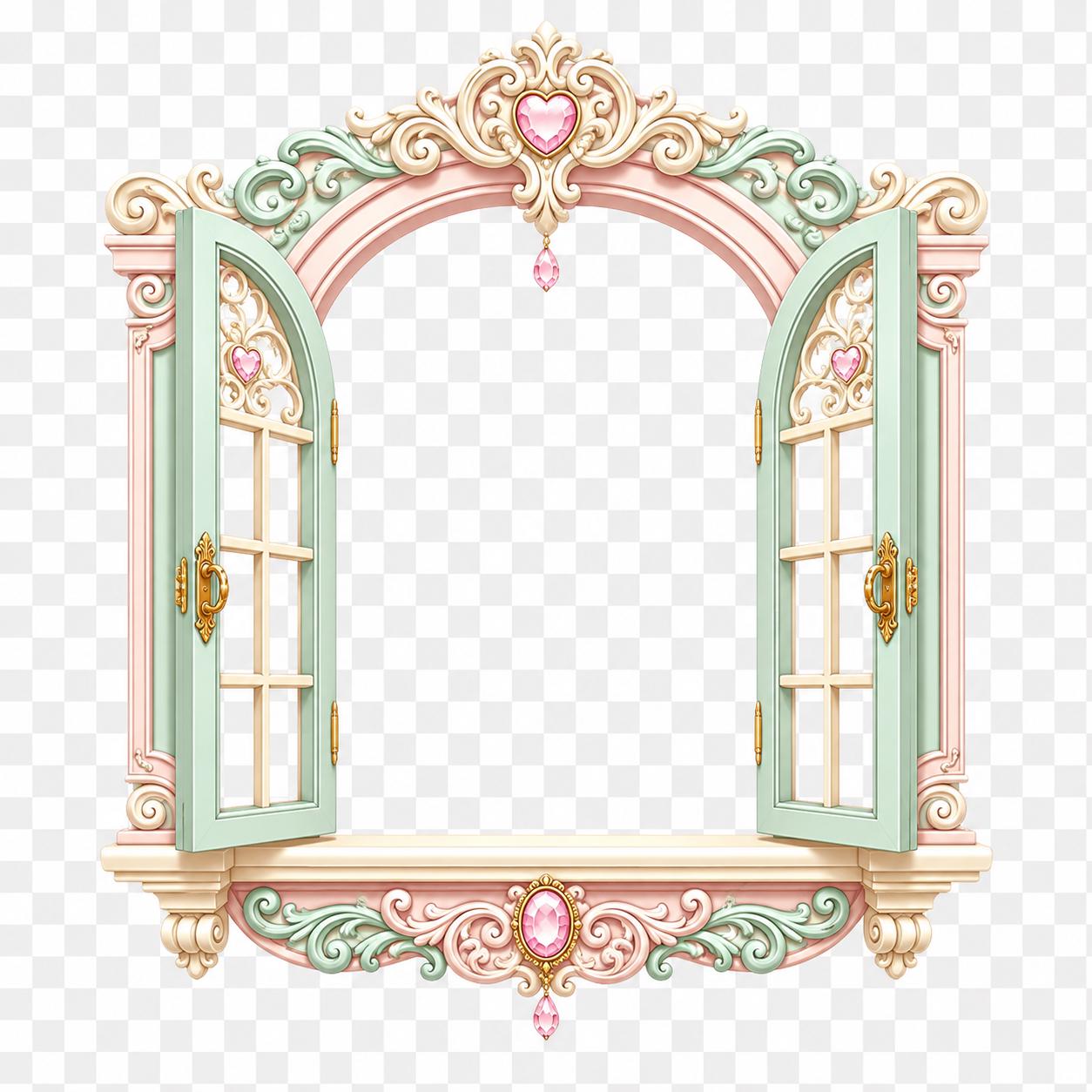 Galaxy Window PNG Bundle | Fantasy Space Window Clipart | Transparent Window PNG | Junk Journal Digital Download | 20 PNG Files