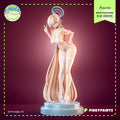Anime Bikini Girl Resin Figure | Unpainted Hobby Painting Kit | 3D Printed Collector Garage Kit Display Model