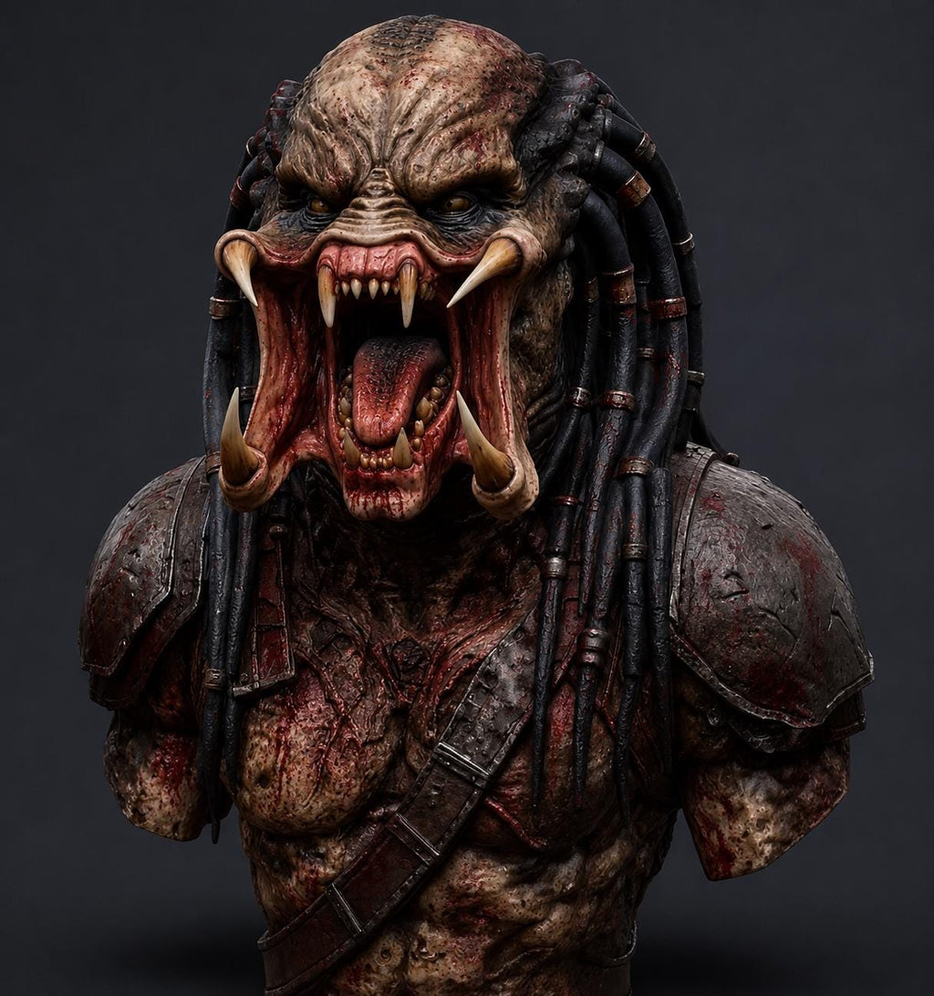 predator stl file | print ready | multiple sizes | resin or filament print | digital download