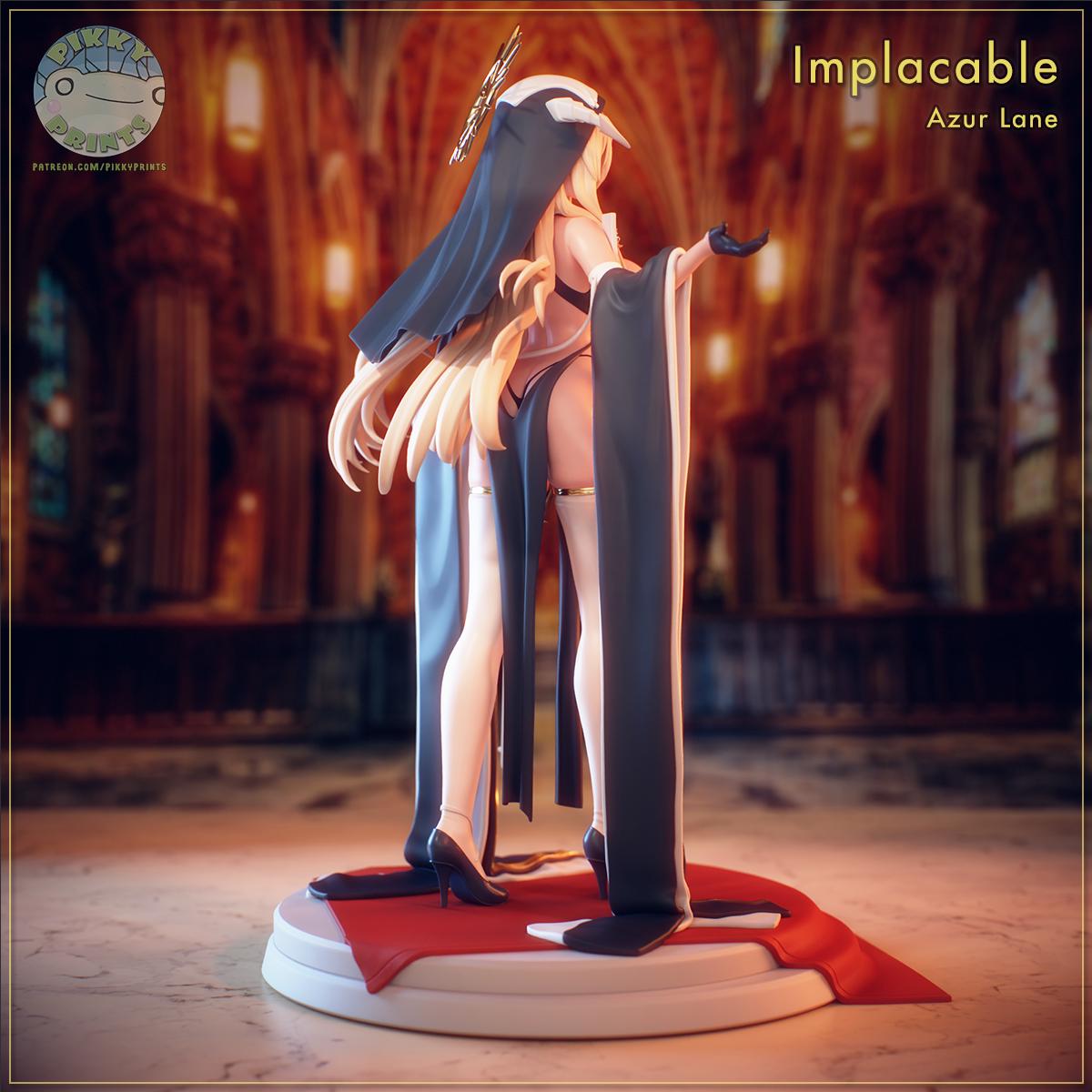 Royal Navy Fantasy Girl Figurine | Unpainted Resin Garage Kit | 3D Printed Anime Style Figure | Collector Statue