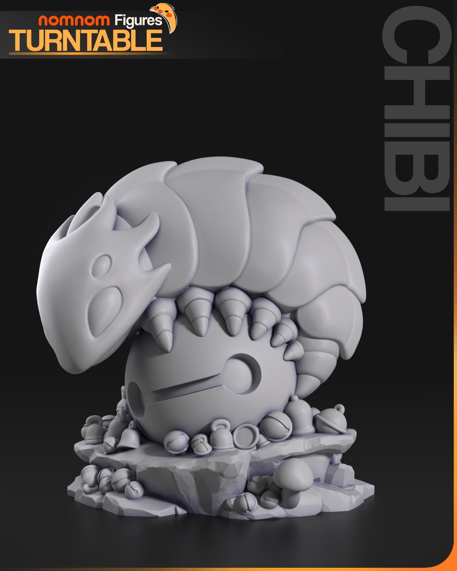 Tiny Bell Beast Creature Figure | Unpainted Resin Collectible | Fantasy Monster Garage Kit | Hobby Model