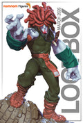 Crimson Beast Warrior Statue | Unpainted Resin Collectible | Dark Fantasy Garage Kit | Hobby Model