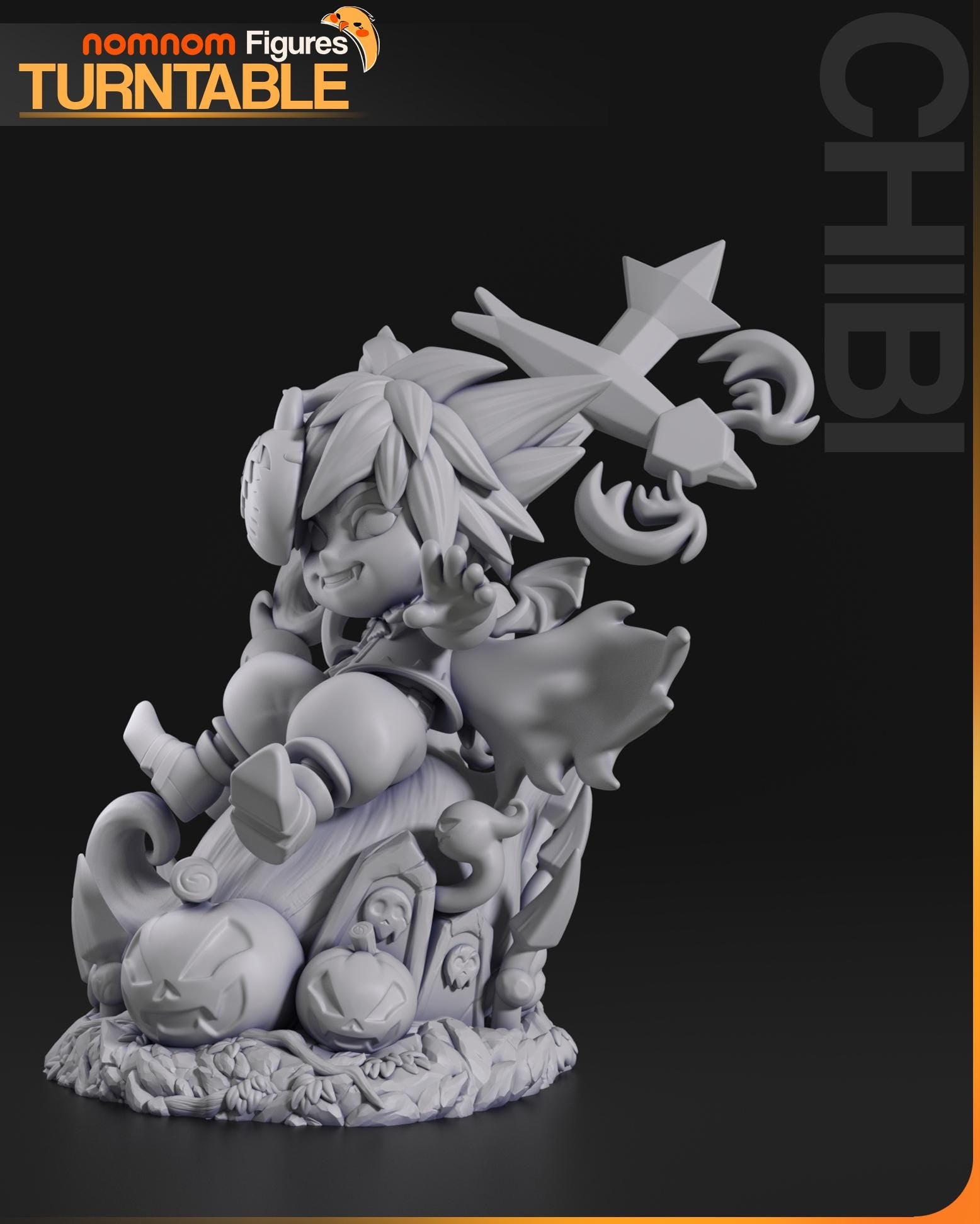 Little Hero Chibi Figurine | Resin Collectible Figure | Unpainted Paintable Garage Kit