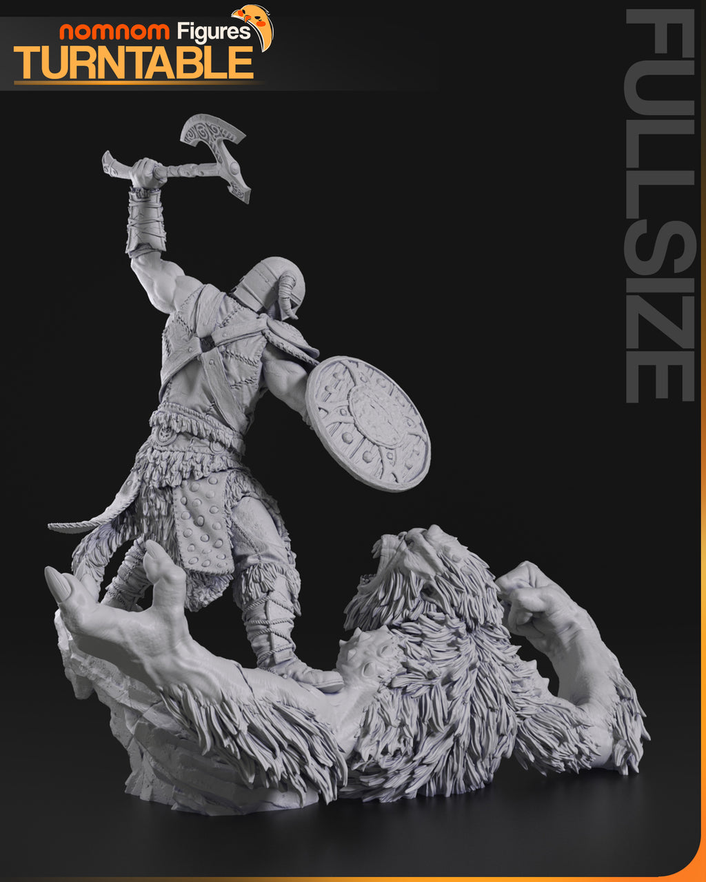 Dragon Knight Warrior Statue | Unpainted Resin Collectible | Fantasy Garage Kit | Paint Your Own Model