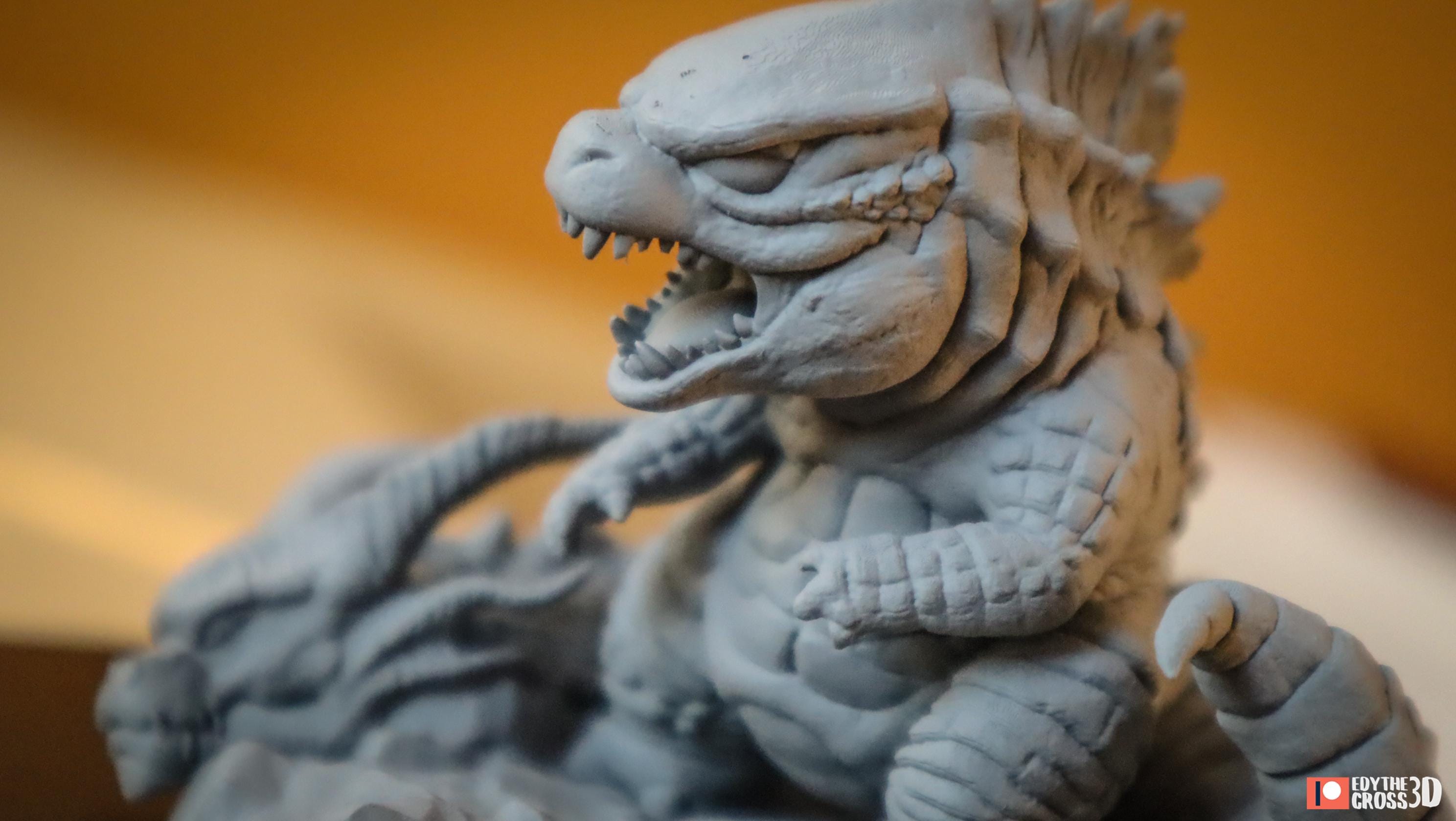 Titan Monster Duo Figurine | Unpainted Resin Collectible | Fantasy Creature Garage Kit | Display Statue