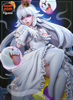 Halloween Ghost Girl Figurine | 75mm Unpainted Resin Model | Cute Spooky Collectible | Garage Kit