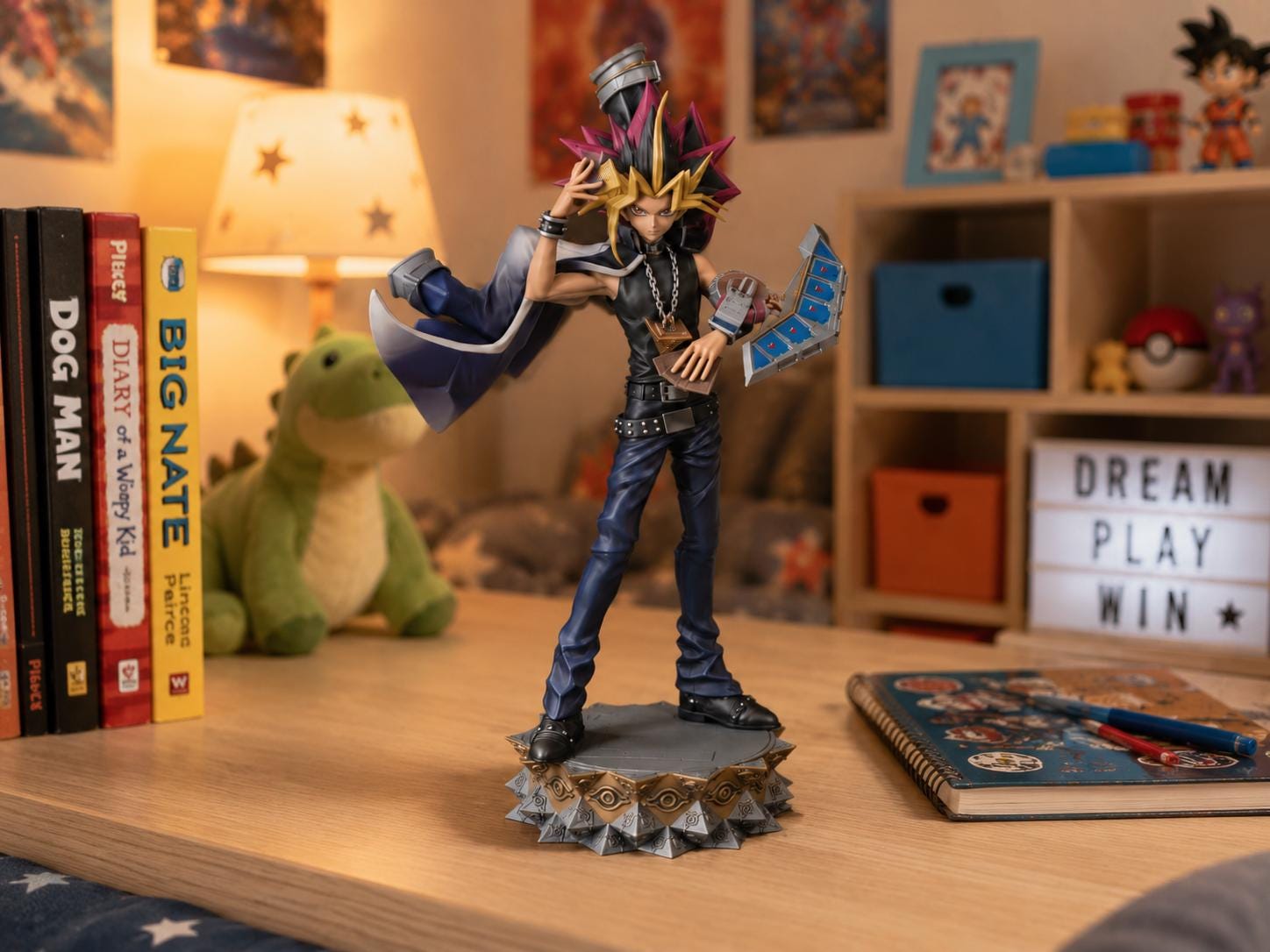 Chibi Card Duelist Figurine | Unpainted Resin Figure | Fantasy Gamer Character | Garage Kit Model