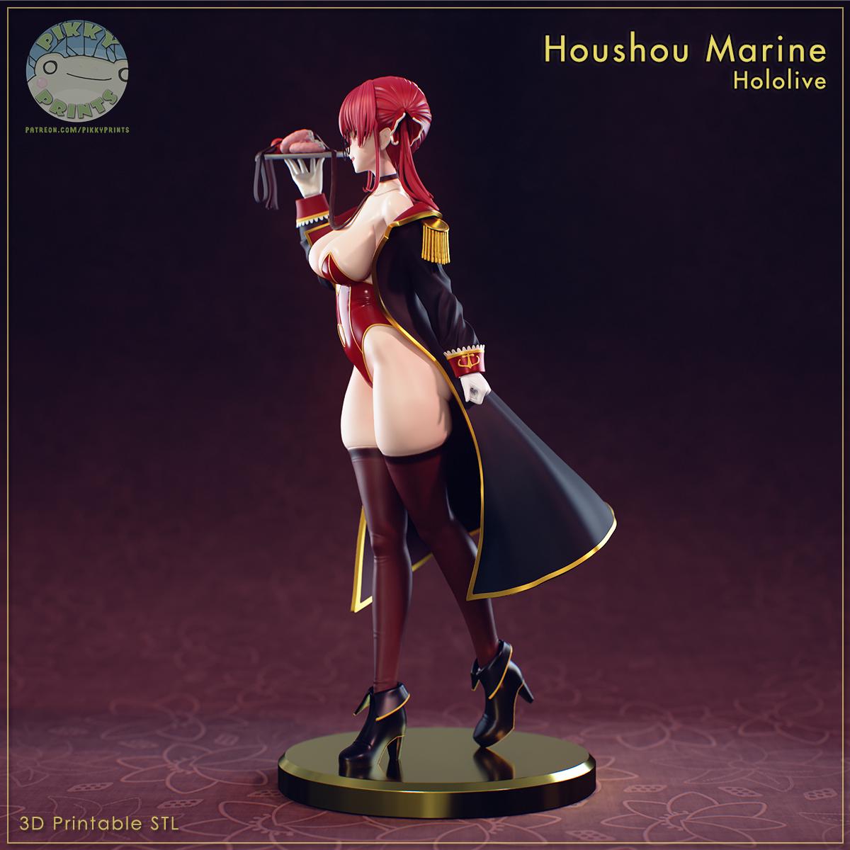 Ocean Rogue Captain Figurine | Resin Printed Collectible Statue | Unpainted Hobby Model Kit