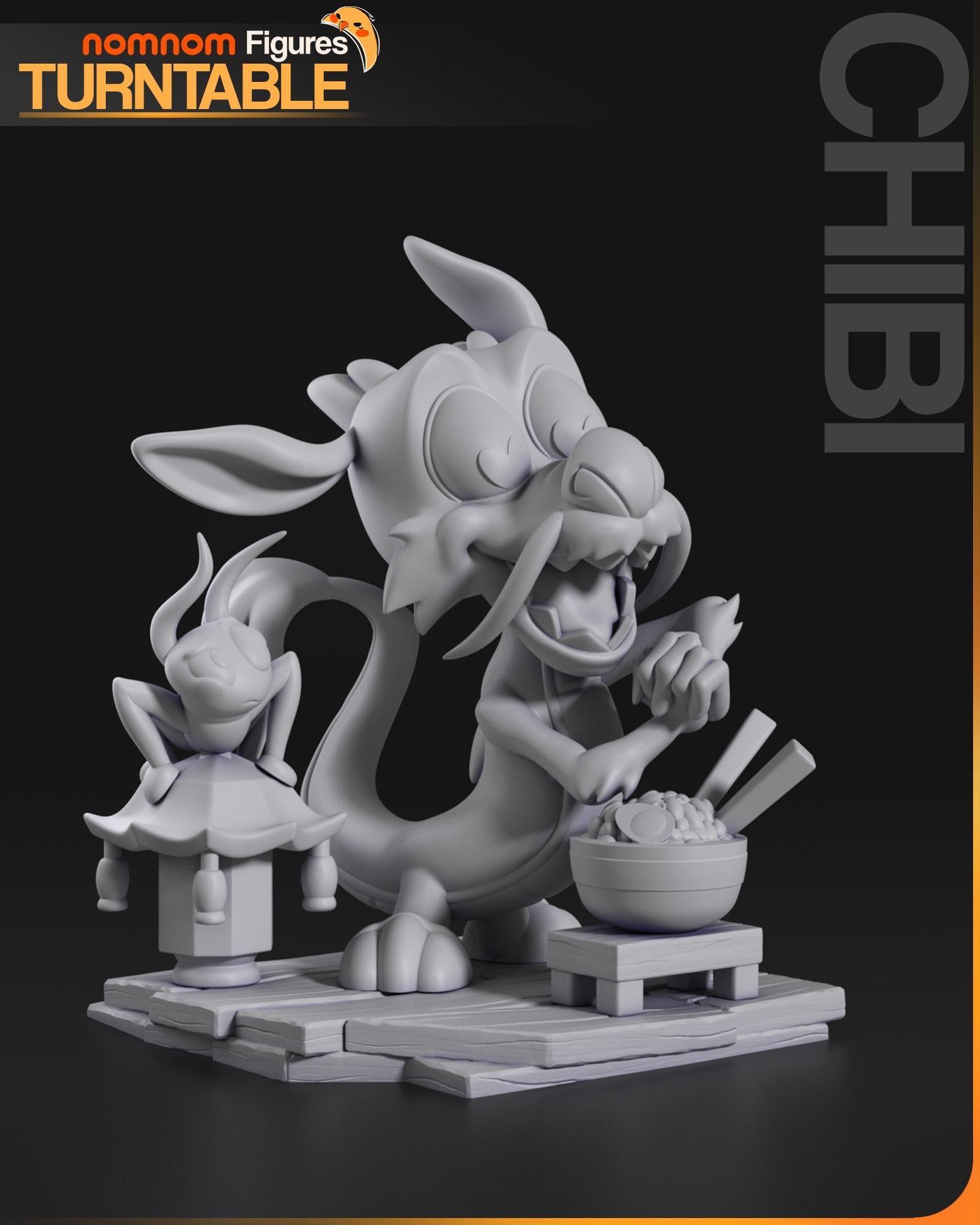 Little Dragon Companion Figurine | Unpainted Resin Collectible | Chibi Fantasy Garage Kit | Paint Your Own
