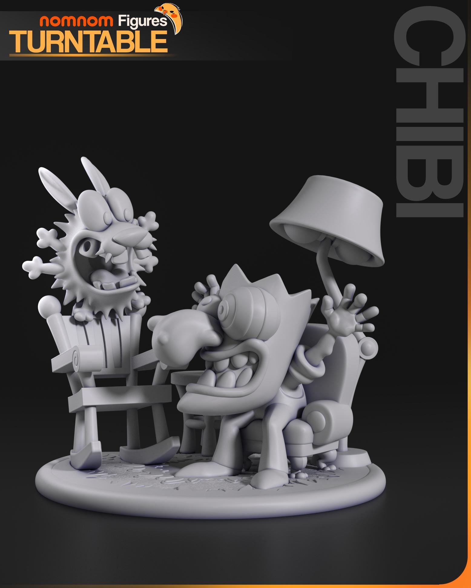Chibi Cartoon Dog Figurine | Unpainted Resin Figure | Cute Puppy Collectible | DIY Painting Hobby Kit