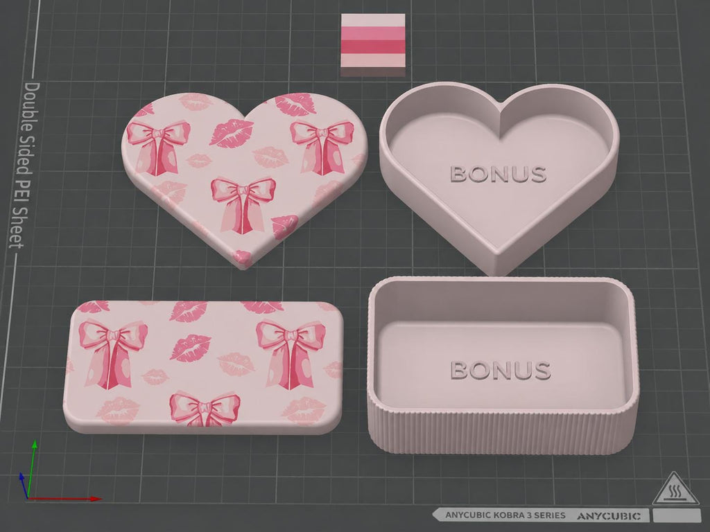 Bathroom Bundle STL Files | 3D Print Bathroom Organiser Set | Digital Download | Vanity Storage, Trays, Holders, Scrunchie Holder