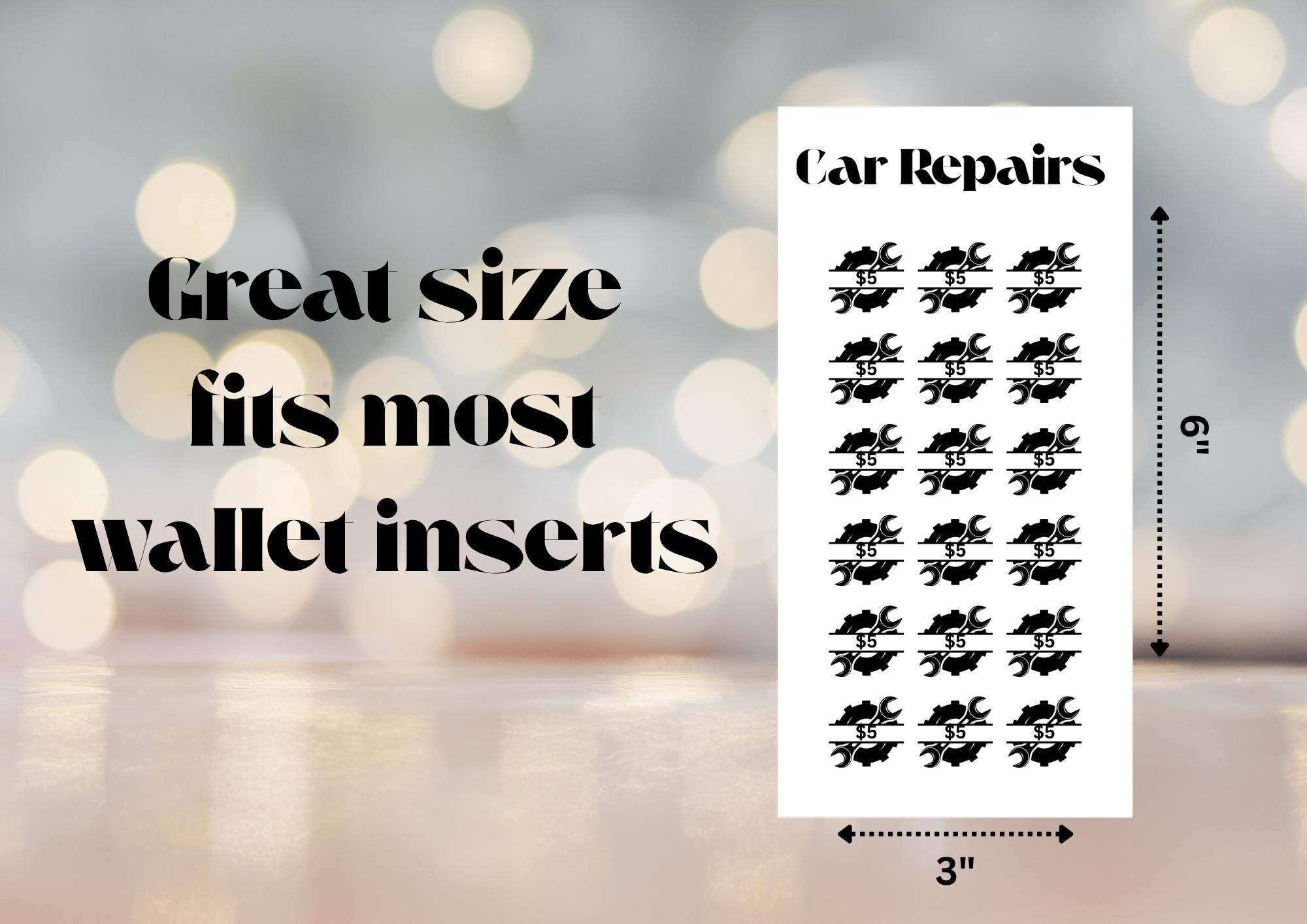 Car Savings Challenge Bundle: New Car, Repairs, Upgrades (Digital Download)
