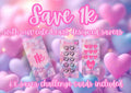 1k Saver | Save 1000 dollars | save for the future | savings made fun | cash money