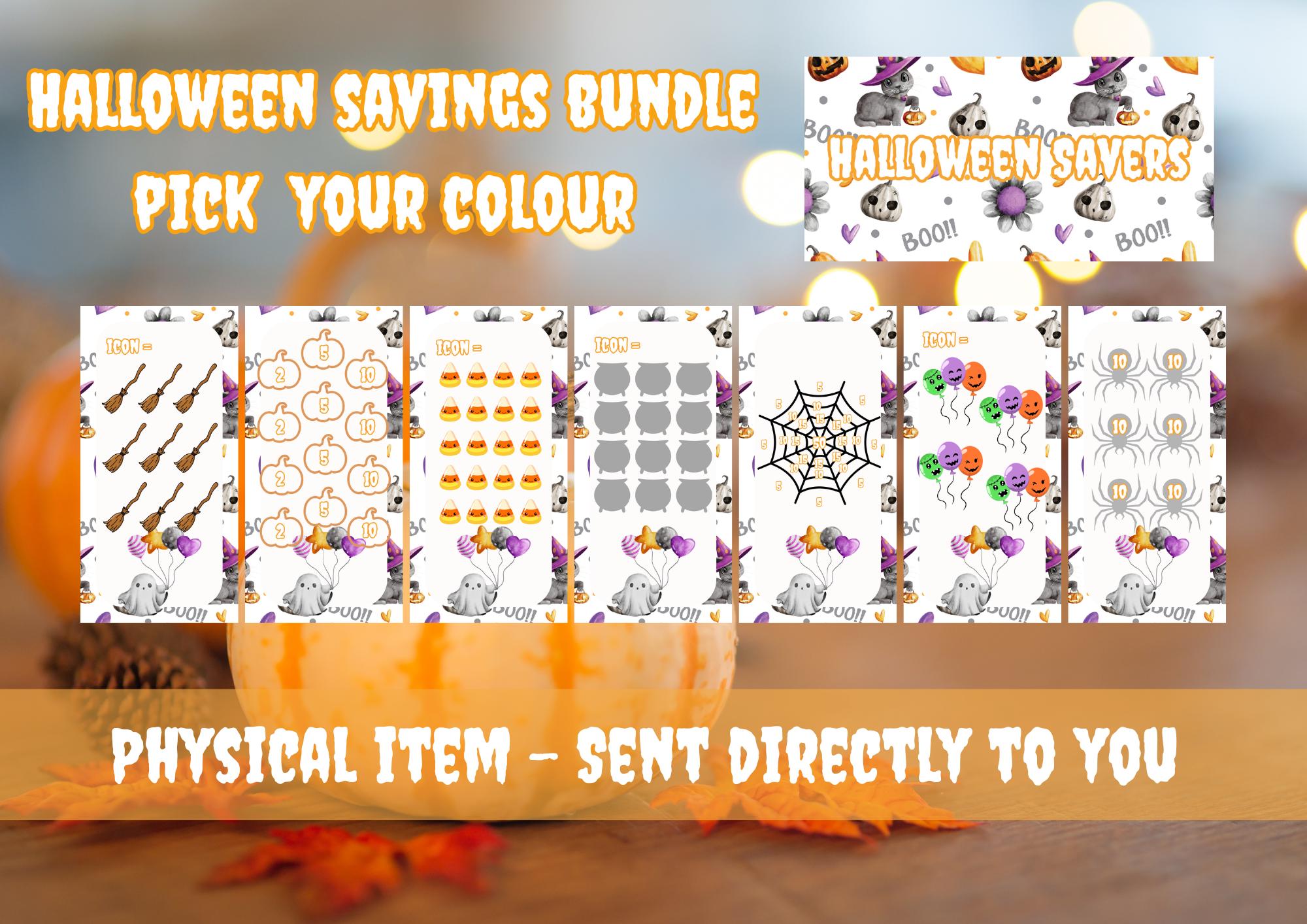 Halloween Savings Funds Bundle | Pick Your Colour
