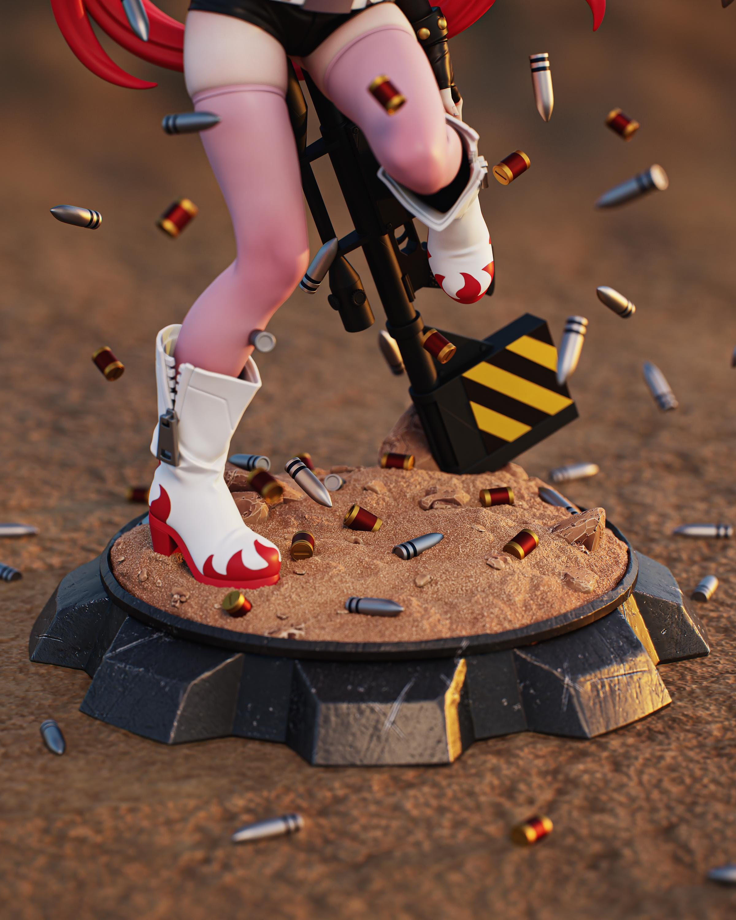 Yoko Littner - Tengen Toppa Gurren Lagann Fan art figure - multiple sizing - unpainted - garage kit