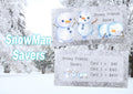 Snowman and Friends Savings Challenge Cards (Instant Download PDF)