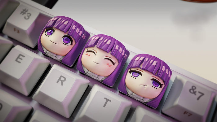 Elf Girl Fantasy Keycap | Unpainted Resin Artisan Keycap | Custom Mechanical Keyboard Key
