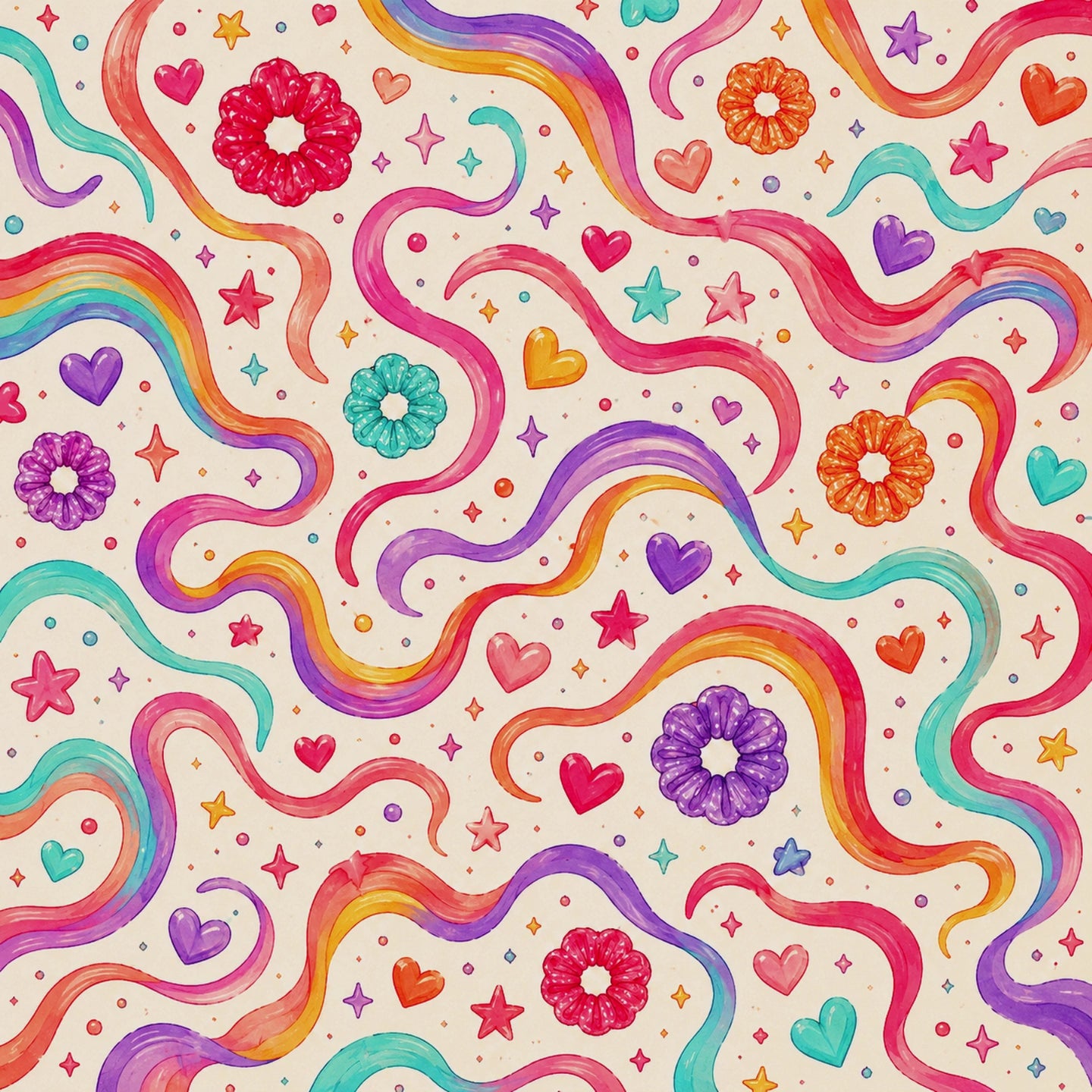 Glow Bright Pop Mega Bundle – Printable Stickers, Digital Papers & Planner Kit